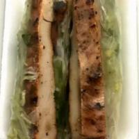 Grilled Chicken Rolls  · 2 pieces. Our grilled chicken wrapped in a clear rice paper with lettuce, cilantro, mint and...