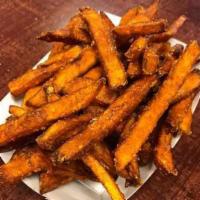  Sweet Potato Fries · Thick sweet potato fries. 