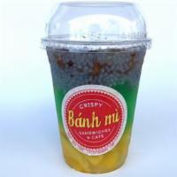 3. Vietnamese Refreshing · Basil seed, jackfruit, coconut meat, pandan jelly, grass jelly and mu gon in coconut juice.