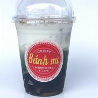 11. Combo #2 · Mung bean, taro, grass jelly and pandan jelly in coconut milk topped with peanuts.