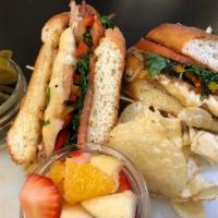 Build-A-Sandwich · Build a delicious custom sandwich and choose up to 2 sides. Includes a choice of chips!