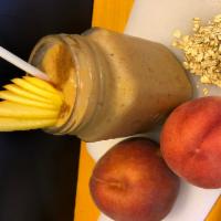 NEW! Skinny Organic Peach Cobbler Smoothie · This tasty smoothie tastes just like peach cobbler without all the usual fat and calories an...