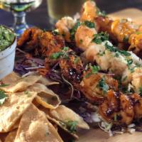 Shrimp Trio  · 18 Jumbo Prawns smothered into 3 of our favorite sauces: 6 Craft Beer-Battered to order praw...