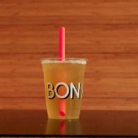 Iced Green Tea · cold-brewed iced green tea served unsweetened.