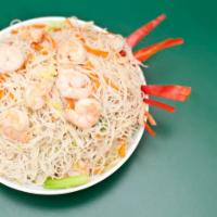 56. Shrimp Mei Fun · Thin noodles.