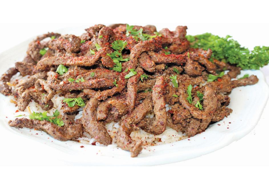 Beef Shawarma On Dunya Salad · 