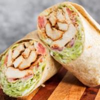 Chicken Wrap · Served with chicken breast, lettuce, tomato and ranch dressing.