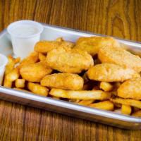 10 Pieces Kids Chicken Nuggets with French Fries · 