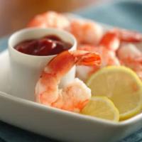 Shrimp Cocktail · Large shrimp chilled and served with cocktail sauce.