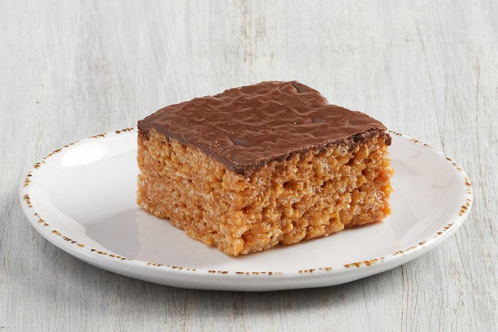 Peanut Butter Crispy · Big Crispy treat made with peanut butter and topped with chocolate. Made from Newk's very own bakery.