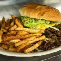 33. Torta (Mexican Sandwich) · Mexican Sandwich served with french fries.