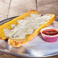 Garlic Parmesan Cheese Toast with Sauce · Add toppings for an additional charge.