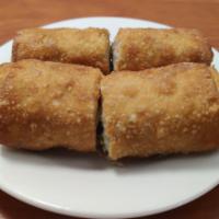 Egg Rolls (2) · Wheat flour, chicken, cabbage, carrot and celery.