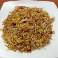 Pork Fried Rice · BBQ pork, egg, bean sprout and onion.