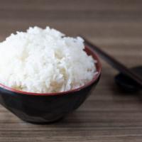 Steamed Rice · Steamed Jasmine rice. 1 serving.