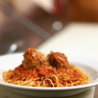Pasta with Our Homemade Meatballs · Sweet Italian sausages.