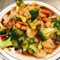 Broccoli Lover · Stir-fried broccoli and carrot in brown sauce.