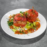 Stuffed Peppers · Stuffed peppers with meat.