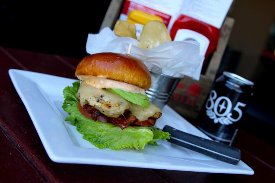 Monterey Chicken Sandwich · Grilled chicken, bacon, Monterey Jack, avocado, lettuce, tomatoes and chef's mayo.