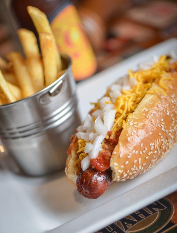 The Cincinnati Dog via Cold Beers & Cheeseburgers Paradise Valley