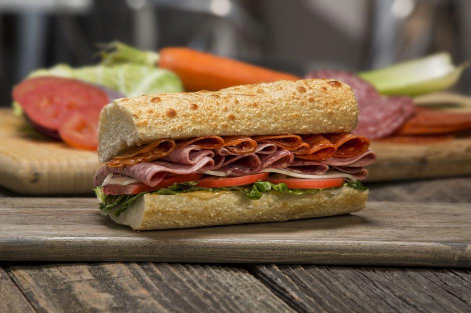 #14. Italian Sandwich · Dry salami, thinly sliced pepperoni, mozzarella cheese, balsamic vinegar and olive oil.