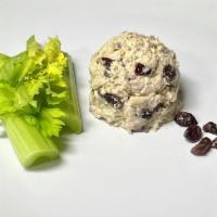1/2 lb Tuna Salad · Homemade Tuna Salad.  Tuna, mayonnaise, celery, cranberries, honey mustard and olive oil