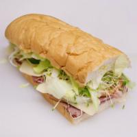 Rocky Point Sub · Roast beef, ham and pastrami.