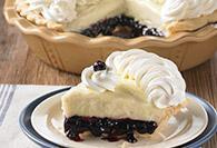 Double Cream Blueberry Pie · Creamy vanilla custard and sour cream top a bed of savory blueberries, enhanced with flavorf...