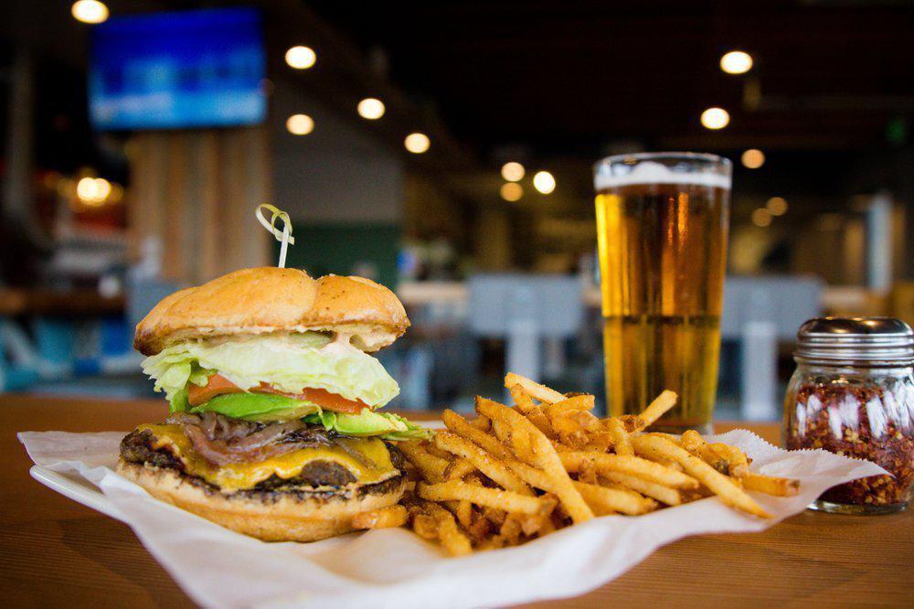 Classic Best Cheeseburger and Fries via Best Pizza & Brew Mira Mesa