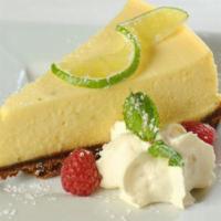Key Lime Pie · Sweet and tart filling, vanilla wafer crust