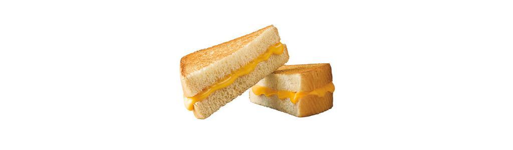 Grilled Cheese · The delicious cheesy concoction all kids know and love. Two thick slices of Texas Toast with classic melted American cheese.
