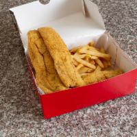 Whiting Dinner · Firm flaky fish. Served with fries, coleslaw and sliced bread.