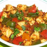 Kadai Vegetables · Traditional Indian home style vegetables cooked with fresh onions, tomato, and capsicum. Ser...