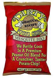 Dirty Brand Kettle Chips · Bag.