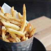 Small Regular Fries · Golden brown french fries with a dusting of salt.