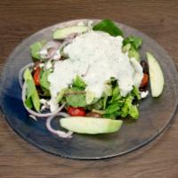 Ziziki's Salad Dinner · Comes with mixed field greens, romaine salad, fresh feta and Kalamata olives.