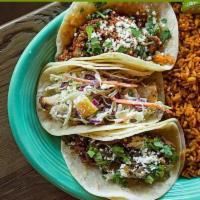 Taco a la carte · Street Taco on soft corn tortilla, your choice of meat/filling