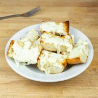 Garlic Cheese Bread · Baked bread that has been flavored with cheese.
