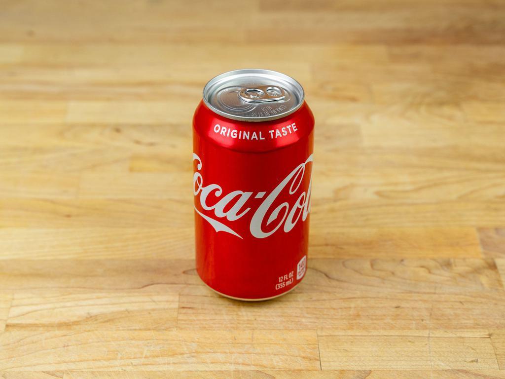 Soda Can · Served with a choice of flavor.