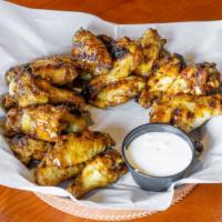 20 Grilled Wings · No breading - grilled and sauced.