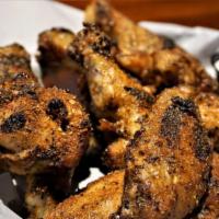 10 Dry Rub Wings · Seasoned to perfection - no sauce needed.
