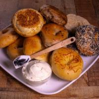 Dozen Bagels with 8 oz. Cream Cheese · Choose the types of bagels you would like. If you want multiples of a certain type, please s...