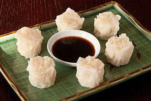 Shumai  · 6 pieces. Steamed shrimp dumpling.