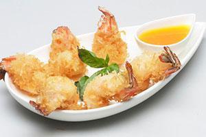 Coconut Shrimp with Mango Sauce · 6 pieces.