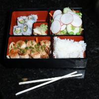 Shrimp Teriyaki Bento Box · 
