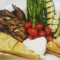 Westrail Garden · Grilled asparagus, roasted red pepper, zucchini, Add Mozzarella for an additional charge.