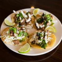 Street Tacos · Carne Asada | Pepitas | Avocado Relish | Lime Crema