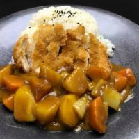 Katsu Curry · Japanese curry with potatoes, carrots, your choice of panko breaded & deep fried protein. Se...