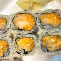 Spicy Crunchy White Tuna Roll · These items may be served raw or undercooked or contain raw or undercooked ingredients.