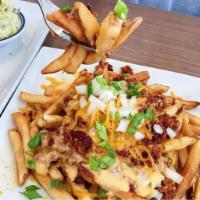 Debbie’s Chili Fries · American fries topped with chili. You gotta try them.